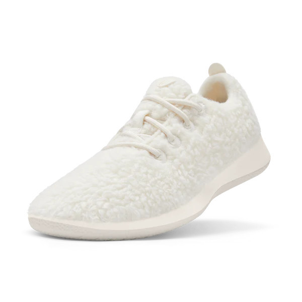 Smallbirds Wool Runners - Big Kids - Natural White Fluffs (Natural White Sole) | Allbirds