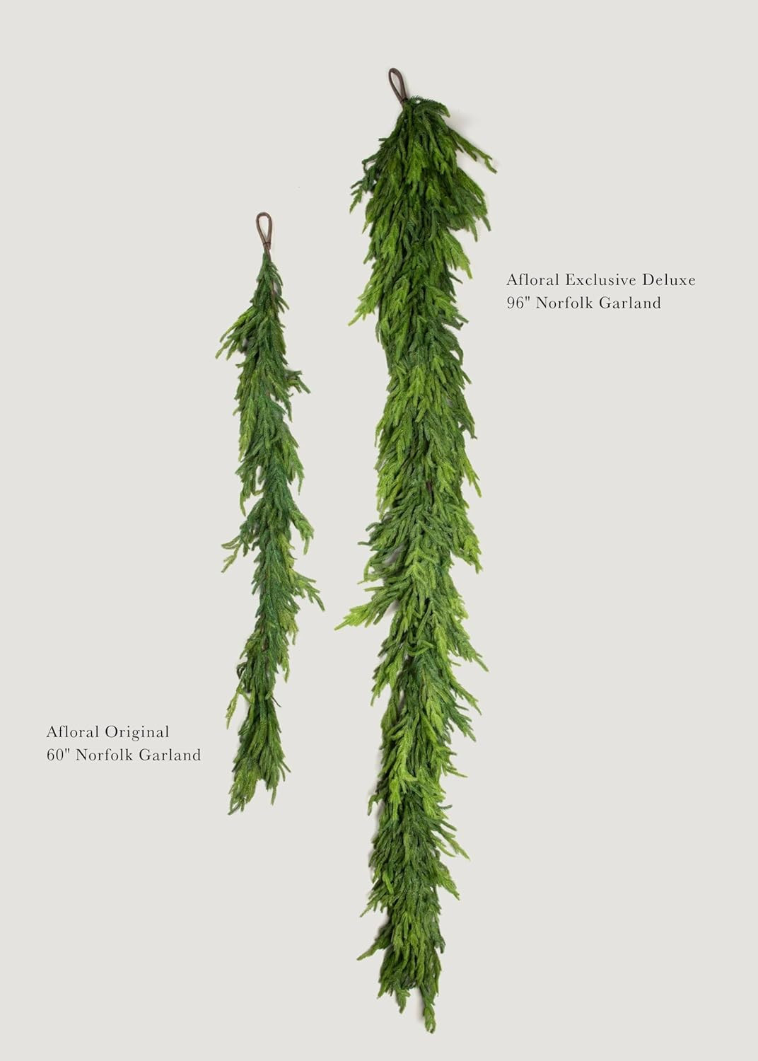 Afloral Real Touch Deluxe Norfolk Pine Garland - 96" | Amazon (US)