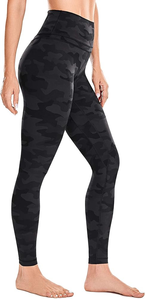 CRZ YOGA Women's Naked Feeling I Workout Leggings 28 Inches - High Waisted Full-Length Yoga Pants | Amazon (US)