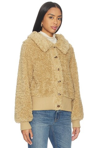 Bradlee Jacket in Beige | Revolve Clothing (Global)