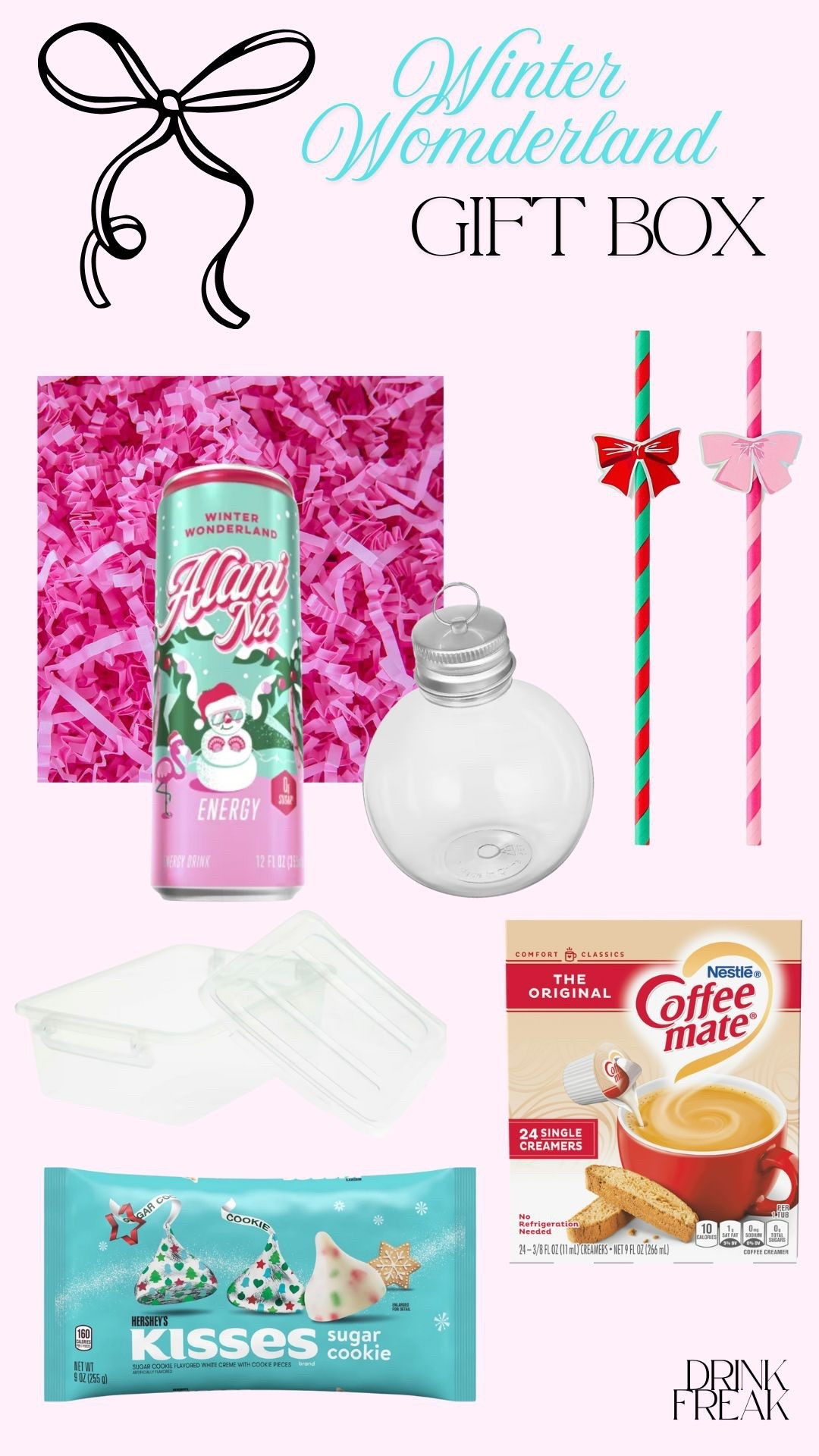 Winter wonderland gift box. Great for teachers, mom, sister, daughter, friend, etc. 
the clear container is from dollar tree, I couldn’t link it here. So cute and fun! 

#LTKGiftGuide #LTKHoliday #LTKSeasonal