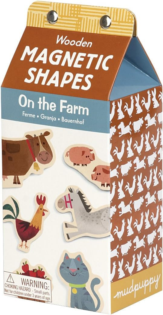On the Farm Wooden Magnetic Shapes, 9780735333482 | Amazon (US)