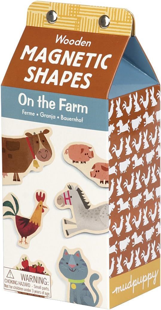 On the Farm Wooden Magnetic Shapes, 9780735333482 | Amazon (US)