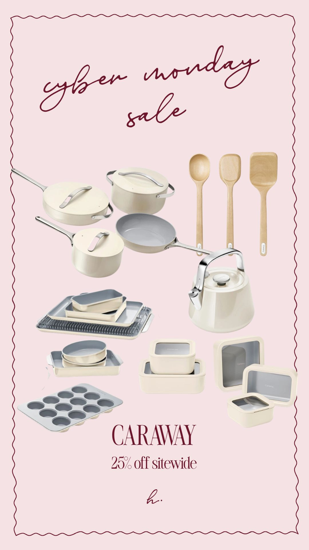 LAST DAY!! 25% off sitewide at Caraway! 

#LTKHome #LTKCyberWeek