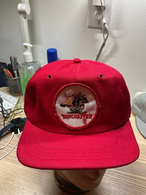 Vintage Trucker Hat Winchester Ammo Western Cowboy Snapback Cap Red | eBay | eBay US
