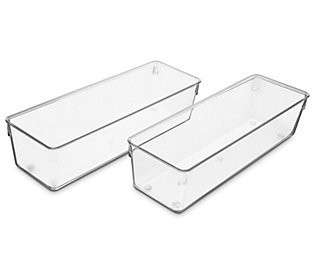 Sorbus Clear Drawer Organizer 2 Pack | QVC