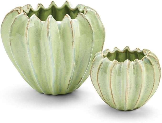 Two's Company Tozai Set of 2 Celadon Gourd Vases | Amazon (US)