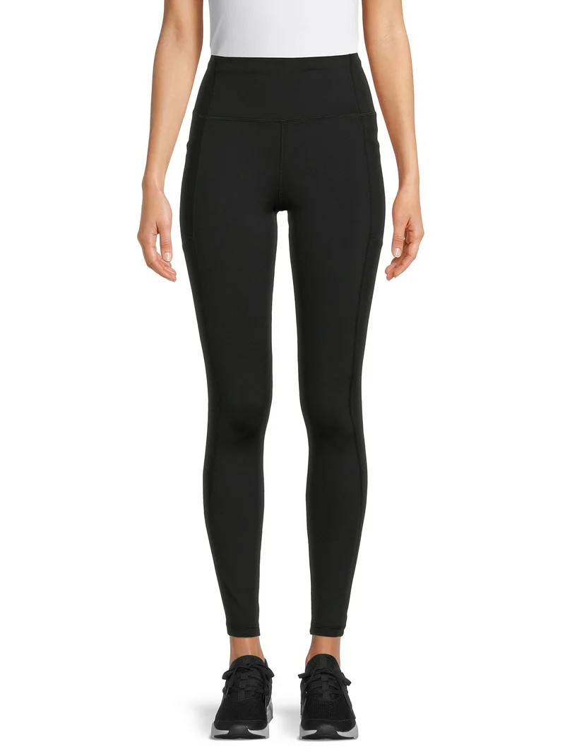 Avia Women’s High Waist Ankle Leggings with Side Pockets, Sizes XS-XXL - Walmart.com | Walmart (US)