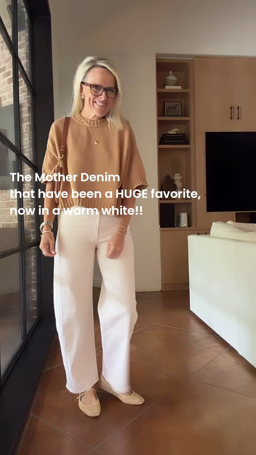 They fit TTS
And are so sooo good. Cost per wear goes down bc you will wear with so many things 

Currently a BUY MORE/SAVE MORE event happening.  If you purchase the denim and sweater you’d get $100 off, making your purchase 30% off 👏🏼👏🏼
Pricey since they are premium denim, so I have linked similar styles at a lesser price point

But if you are into Mother Denim….these are WINNERS 

Denim - true size
Sweater - cotton, true size of small. Comes in several colors 

#LTKgrwm #LTKmomlife #LTKOver40