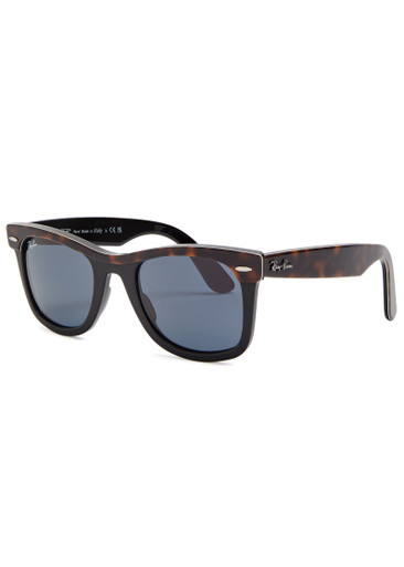 Street Neat tortoise-shell wayfarer sunglasses | Harvey Nichols