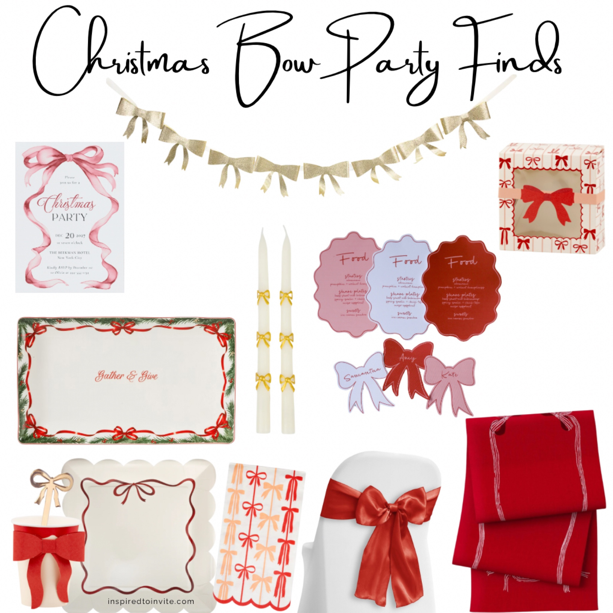 Croquette Christmas Bow Party Finds
#croquettechristmas #croquettechristmasparty #croquetteparty #ChristmasPartyIdeas #BowChristmasParty #BowPartyDecor #ChristmasPartyDecor #ChristmasPartyDecor #ChristmasPartyThemes #ChristmasPartyTableware 