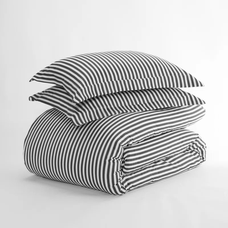Simply Soft Modern & Contemporary Striped Duvet Cover Set | Wayfair North America
