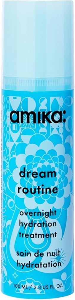amika dream routine overnight hydrating hair mask | no rinse leave-in treatment for dry hair, ult... | Amazon (US)