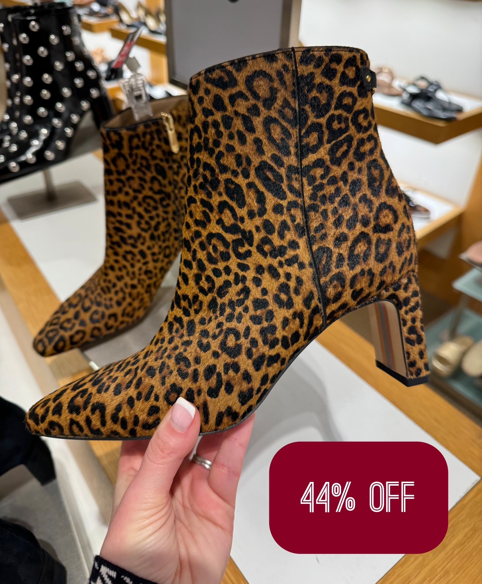 The most gorgeous leopard boots! This brand runs TTS for me! 

Boots, leopard boots 

#LTKFindsUnder100 #LTKdayinmylife #LTKGiftGuide