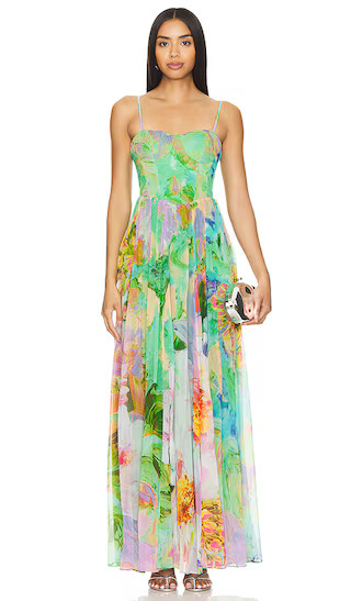 Corset Maxi Dress in Multicolor | Revolve Clothing (Global)