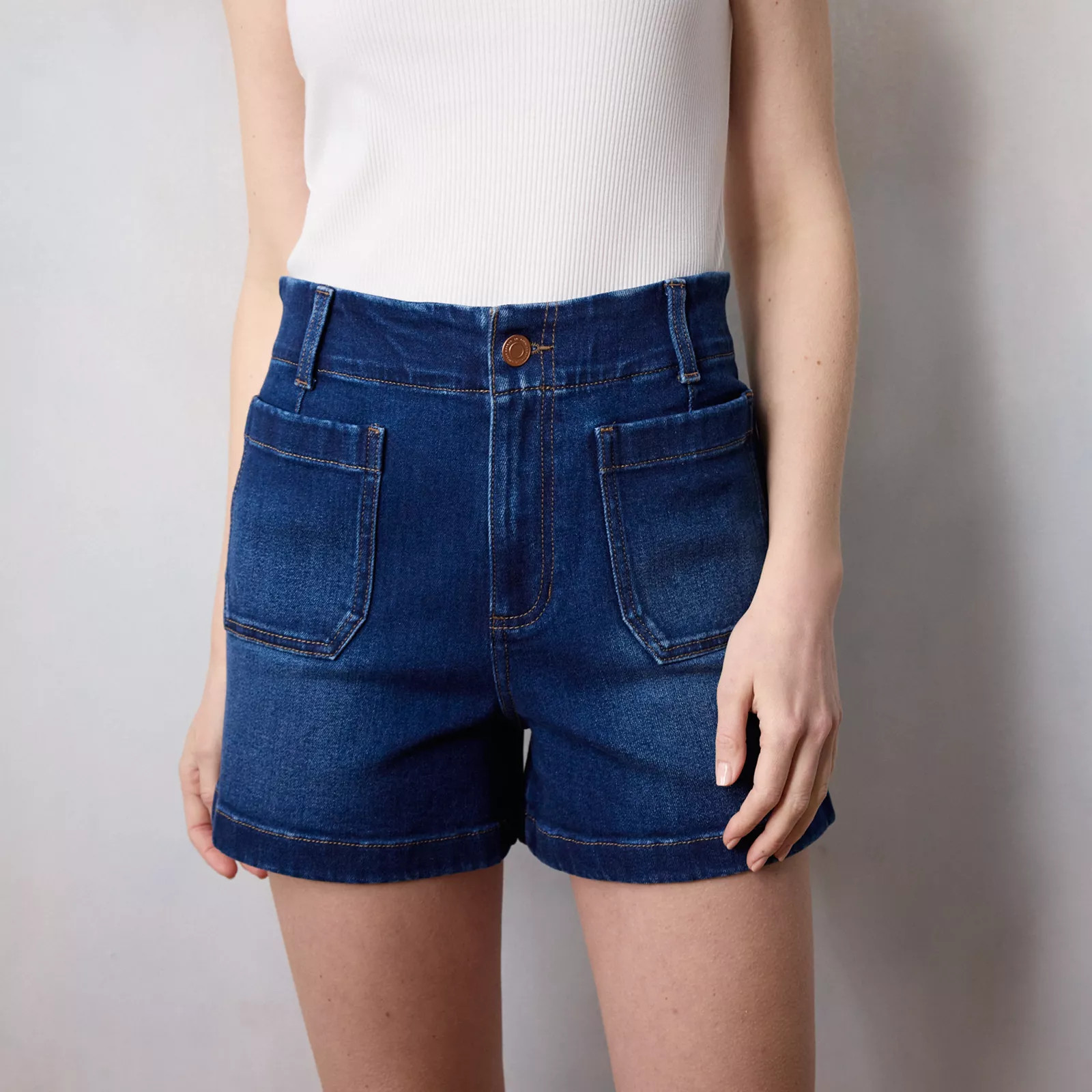Women's LC Lauren Conrad The Super High Rise Laguna Denim Shorts | Kohl's