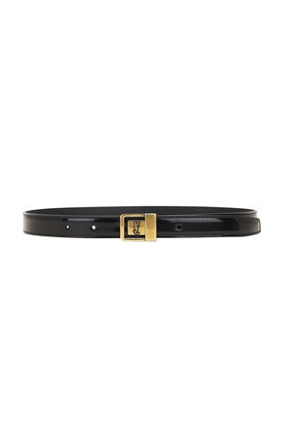 Saint Laurent Boucle La 66 Buckle Belt in Nero - Black. Size 80 (also in 85, 90). | FWRD 