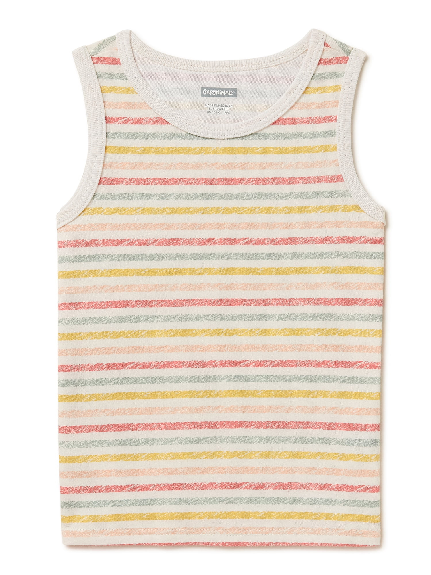 Garanimals Toddler Girls Striped Tank Top, Sizes 12M-5T | Walmart (US)