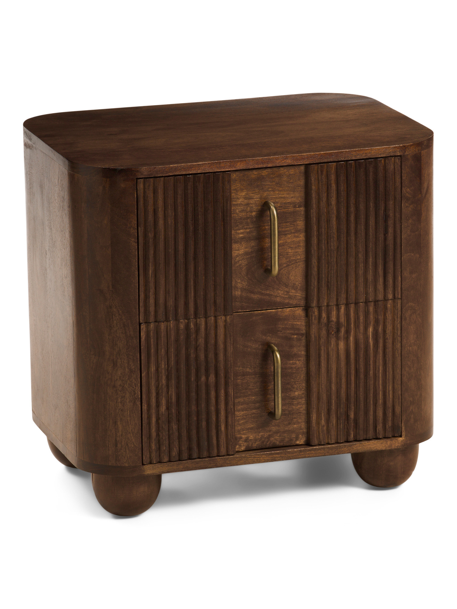 21.5x16 Solid Wood Marlowe Fluted Nightstand | Bedroom | Marshalls | Marshalls