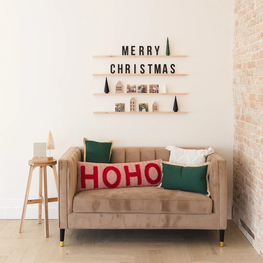 Wood Letter Ledge Set With Acrylic Letters 5 Inch Letters 40 Inch Ledges Statement Shelves With L... | Etsy (US)