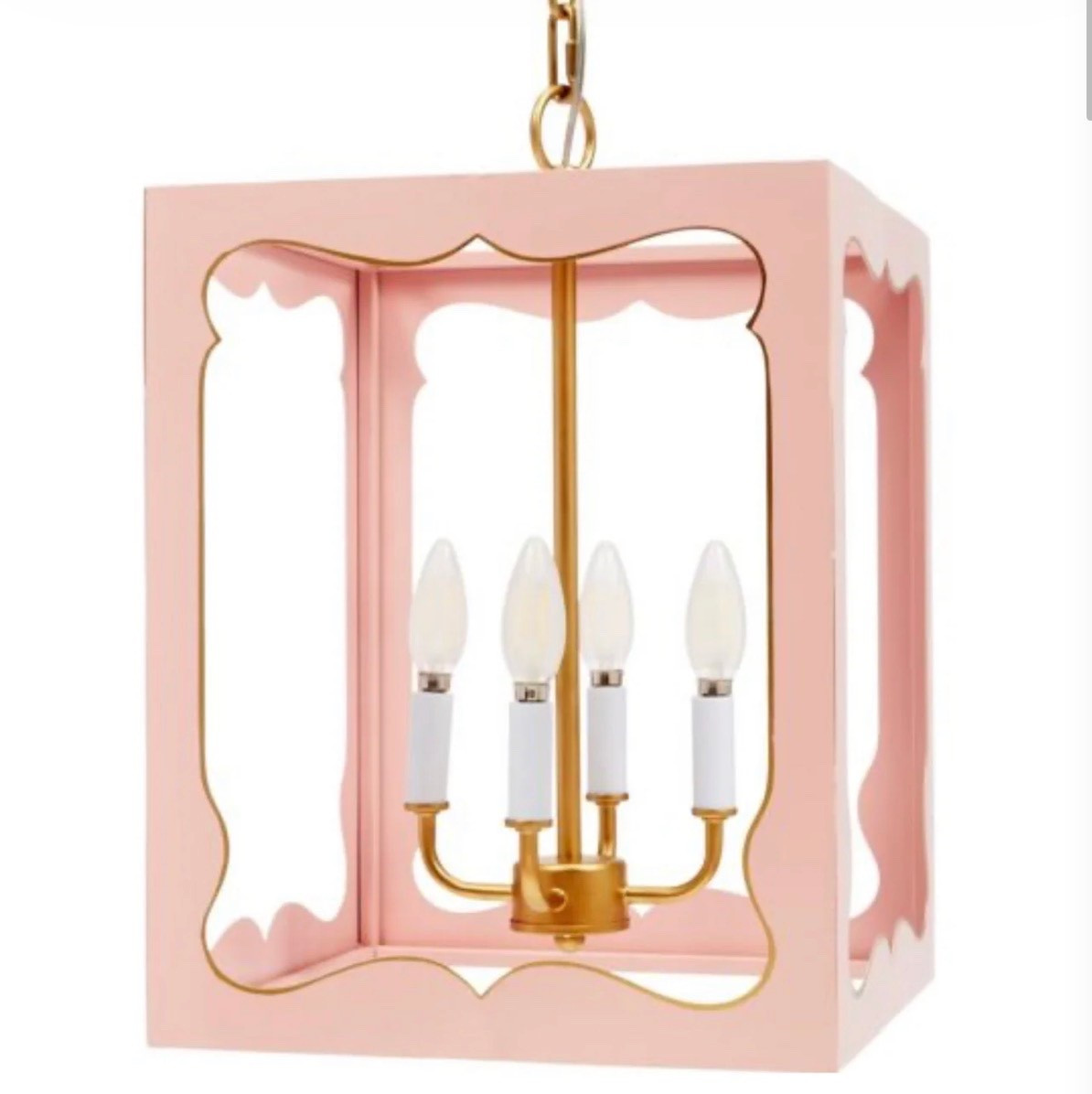 Pink la tern scalloped light pendant 

#LTKHome #LTKmomlife #LTKSaleAlert