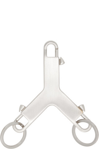 Silver Concordians Cerberus Keychain | SSENSE