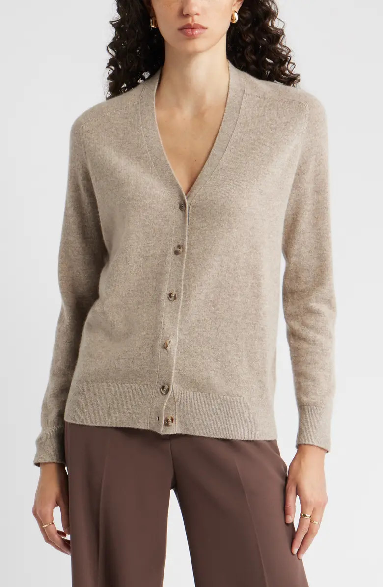 Cashmere V-Neck Cardigan | Nordstrom