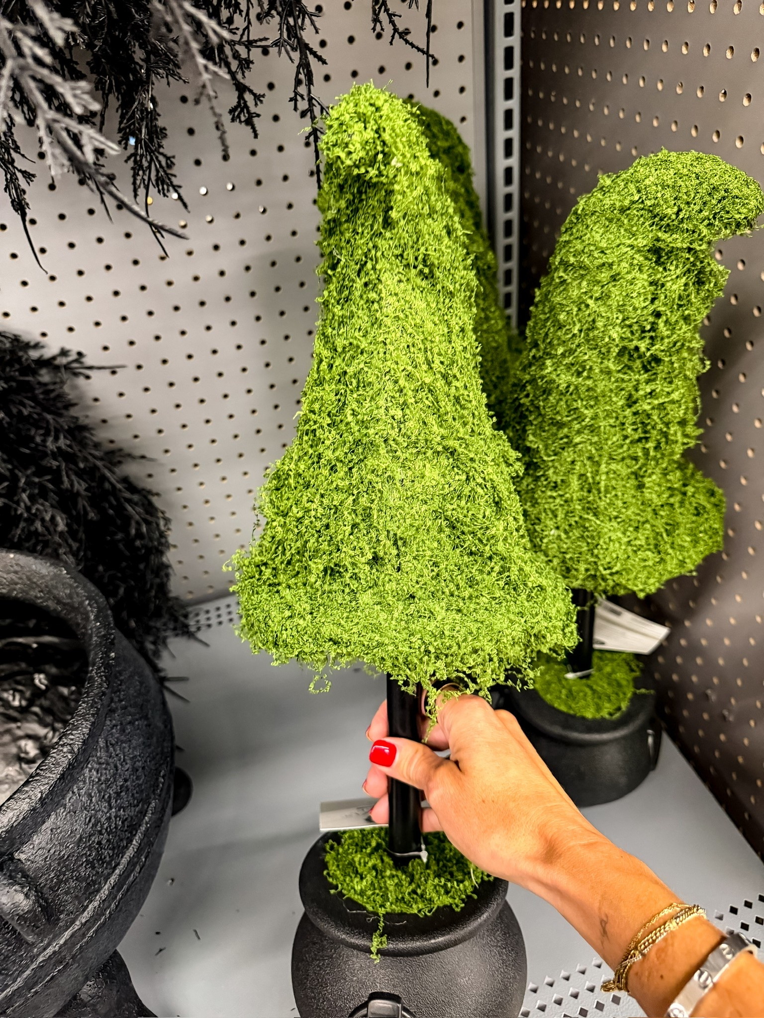 This moss covered Halloween witch hat is such a fun way to add texture to spooky season decor without going overboard. I love it mixed in with black pumpkins, branches and other darker Halloween pieces.

moss witch hat, Halloween decor, witch decor, spooky season decor, Halloween home finds, moss Halloween decor, tabletop Halloween decor, fall home decor, Halloween decorations, seasonal home decor, TheMomInStyle

#LTKHome #LTKdayinmylife #LTKstorytime
