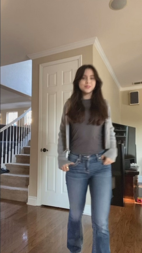 Casual school outfit of the day! 

Size down 1/2 in shoes.
Everything else is true to size. 

layering outfits / button up shirt outfit / layered button up shirt / headband outfits / bootcut jeans outfits / miss me jeans outfit / bedazzled jeans outfits / skims tshirt dupes / skims dupes / College outfits / college fashion / college class outfits / high school outfits / Hollister jeans / Hollister / trendy outfits / trending shoes / trending sneakers / converse / casual outfit ideas / casual outfits 

 #LTKSeasonal #LTKU #LTKFindsUnder50