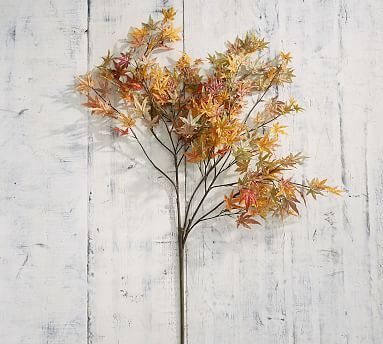 Faux Maple Leaf Branch | Pottery Barn (US)