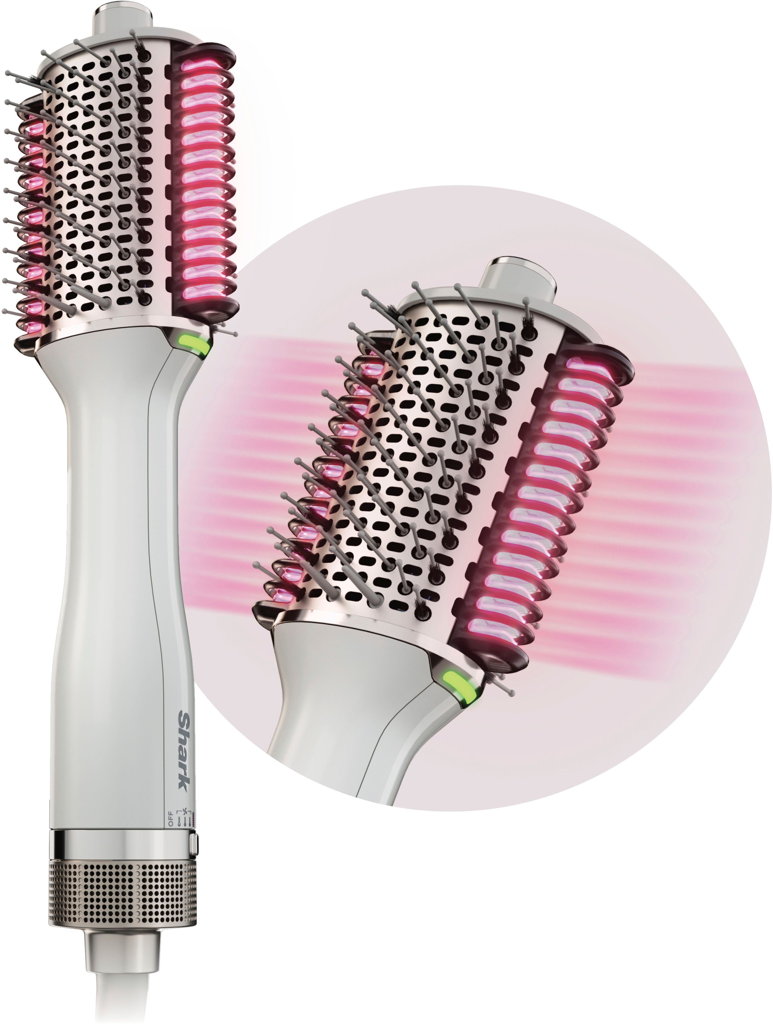 Shark SmoothStyle Heated Comb and Blow Dryer Brush, Dual Mode, For All Hair Types Silk HT202 - Be... | Best Buy U.S.