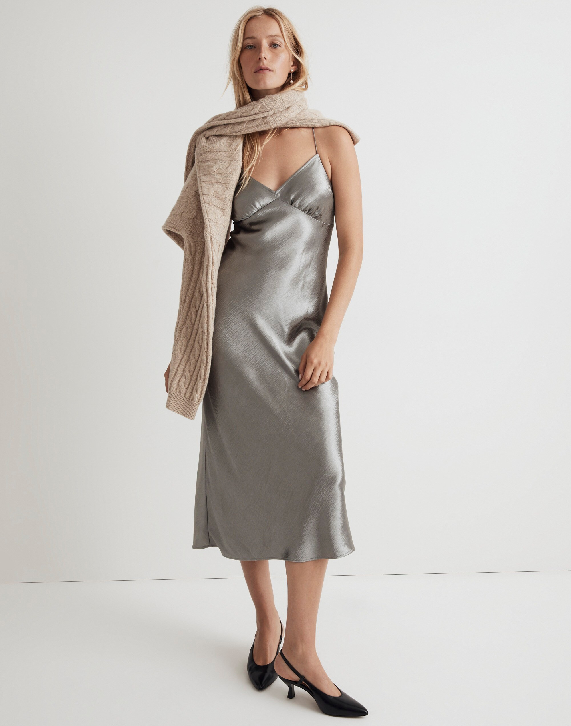 The Layton Midi Slip Dress | Madewell