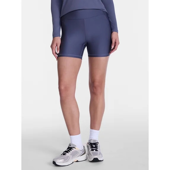Avia Women's Shine Bike Shorts, 5" Inseam, Sizes XS-XXXL | Walmart (US)