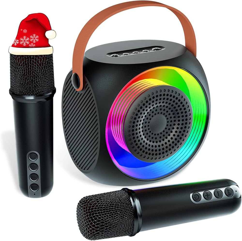 MicPioneer Karaoke Machine for Kids, Bluetooth Speaker with 2 Wireless Microphone for Adults, PA ... | Amazon (US)