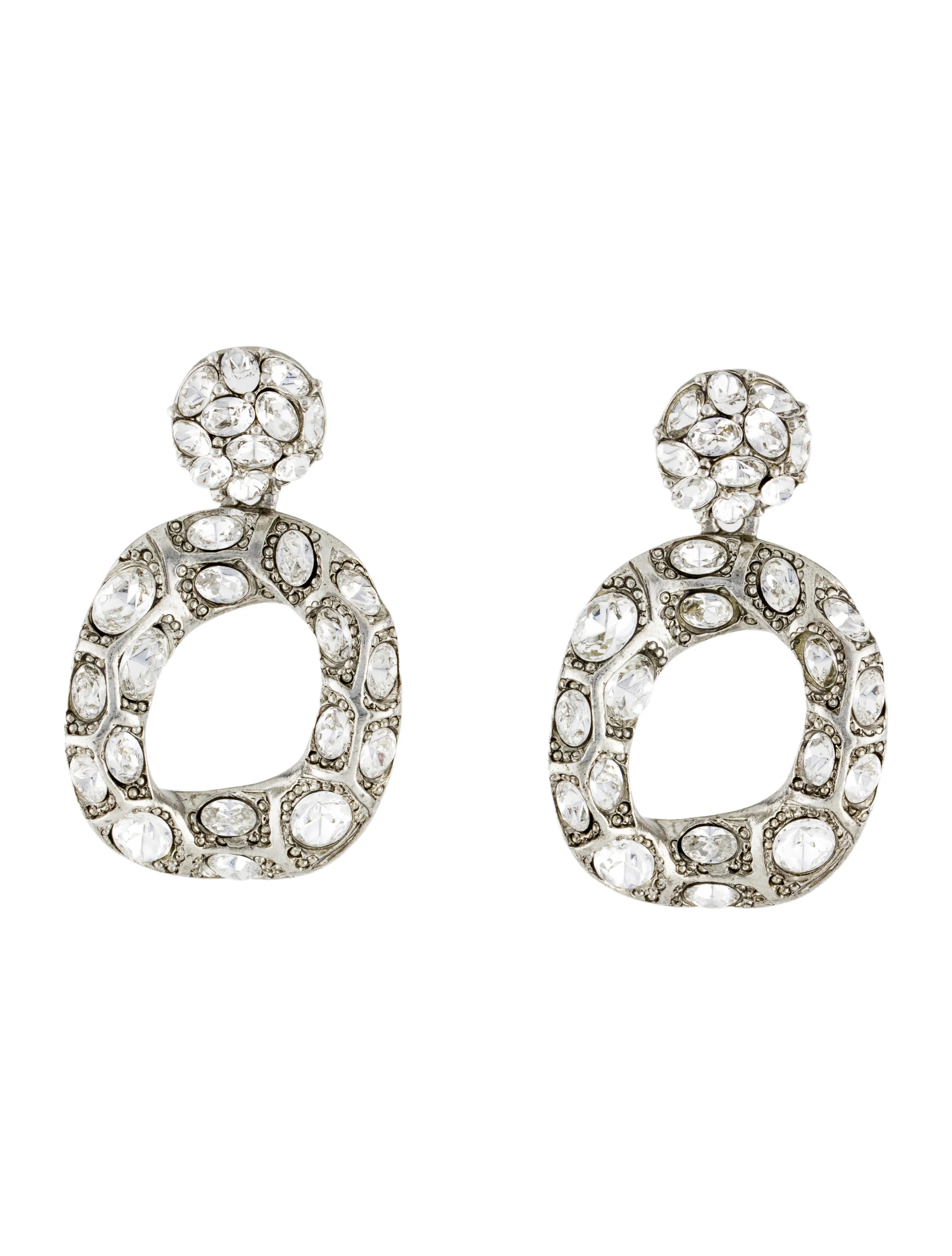 Crystal Drop Earrings | The RealReal