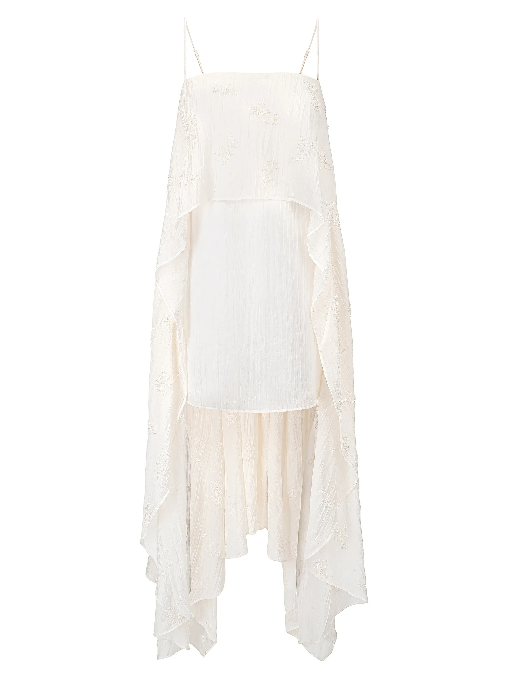Staud Valencia High-Low Minidress | Saks Fifth Avenue | Saks Fifth Avenue
