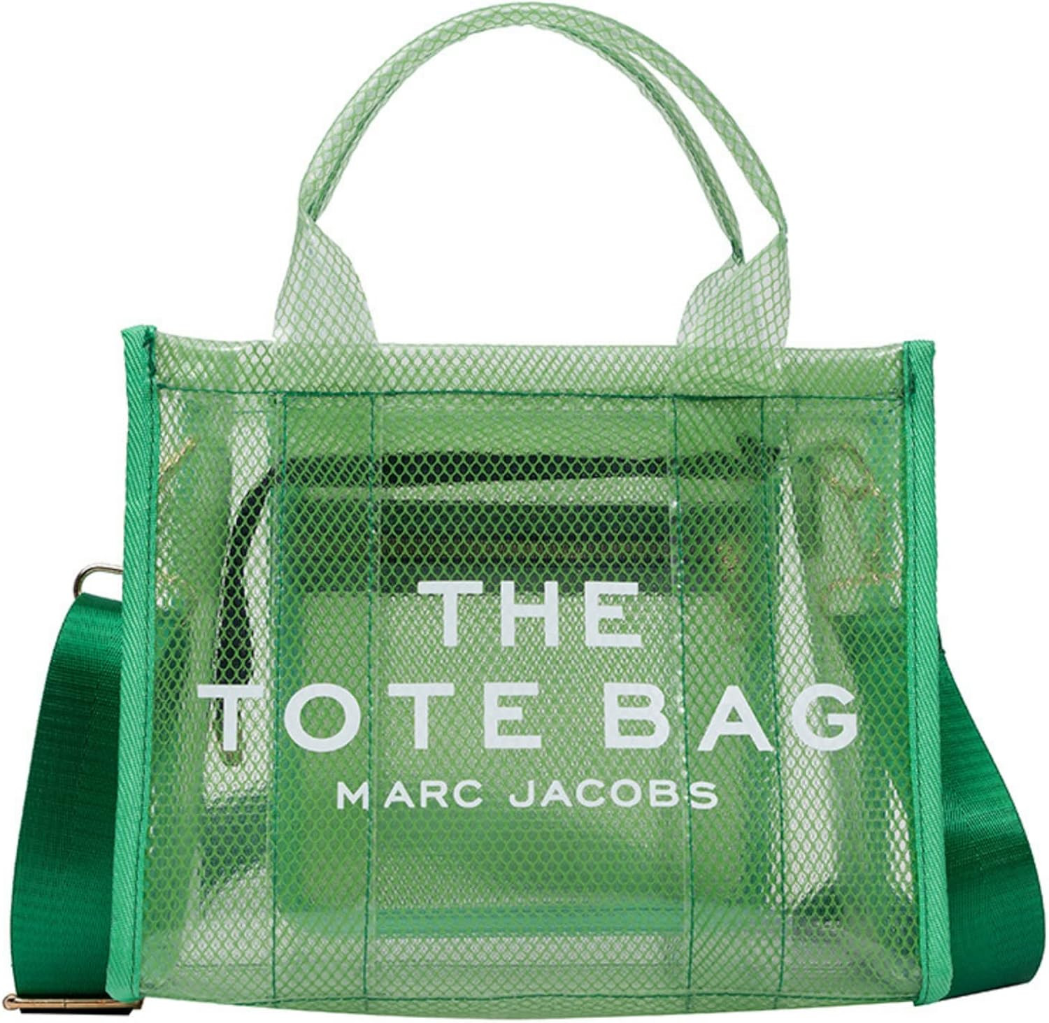 RTUORETO The Tote Bag for Women, PVC Clear Tote Bag with Zipper Crossbody Beach Bag for Office, T... | Amazon (US)