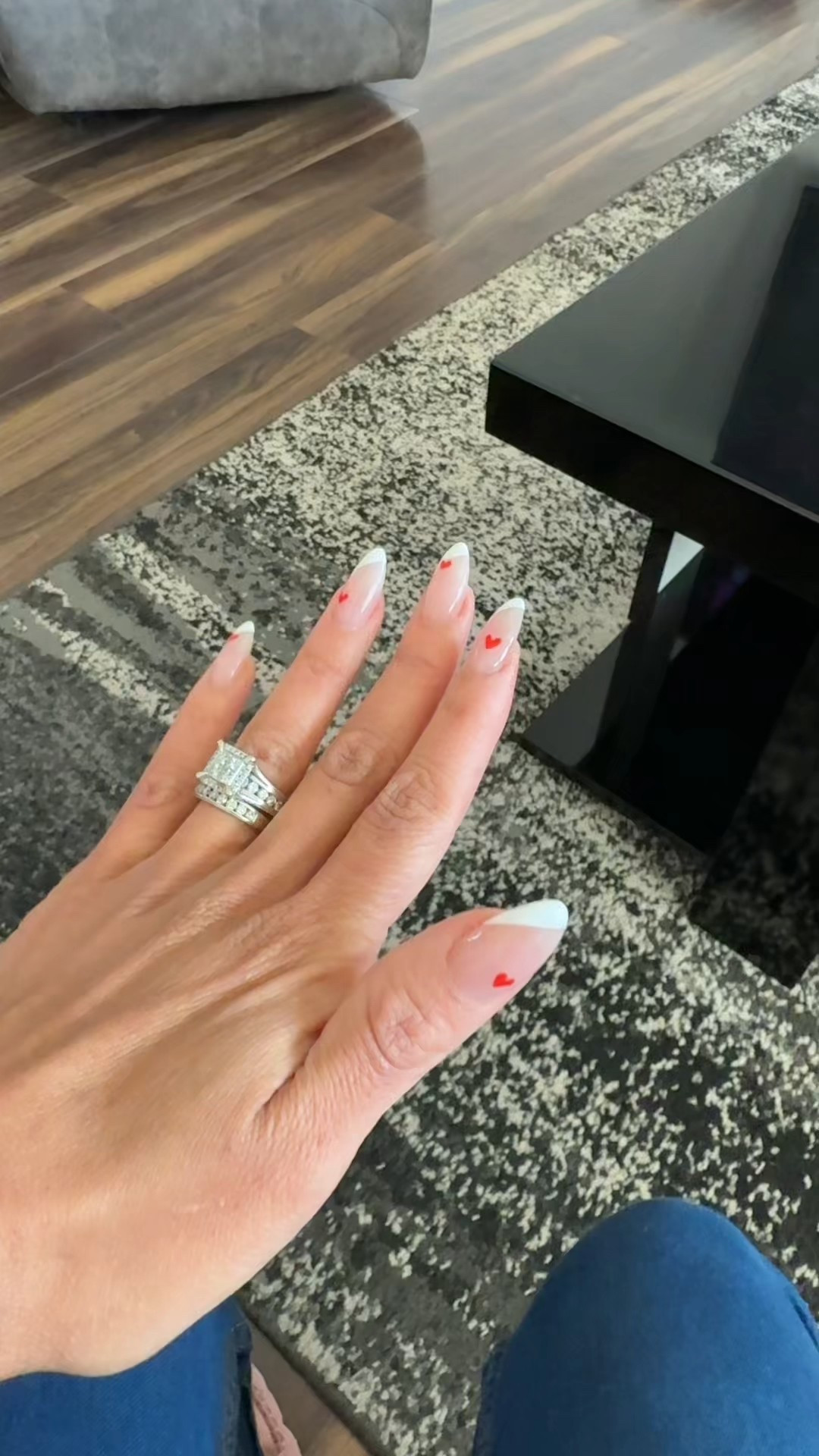 I love a good self-care Saturday. I’m drooling over my lover's day nails. ❤️#vdaynails #hearts #selfcare 

#LTKValentine #LTKselfcare #LTKSeasonal