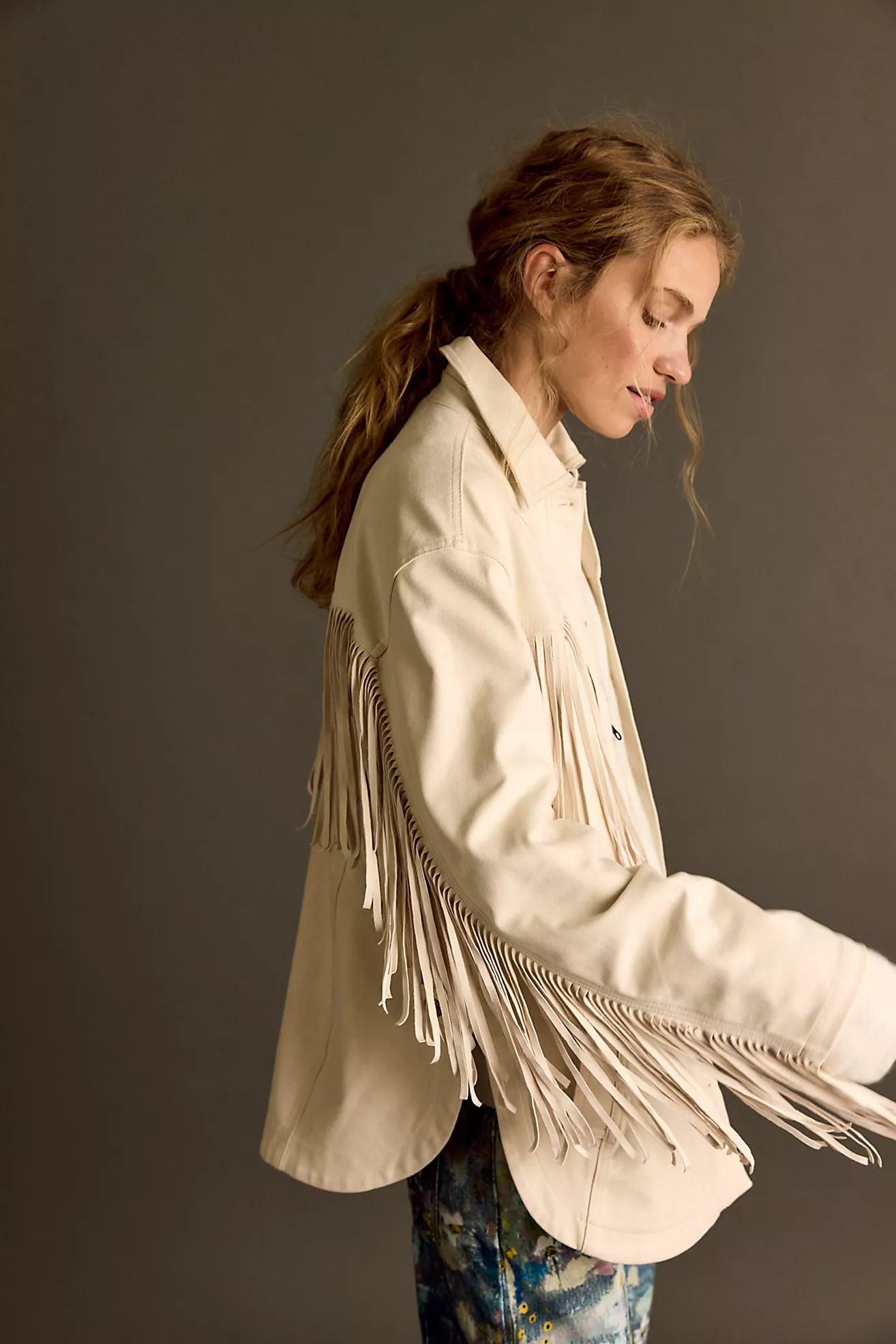 We The Free Fringe Out Vegan Suede Jacket | Free People (Global - UK&FR Excluded)