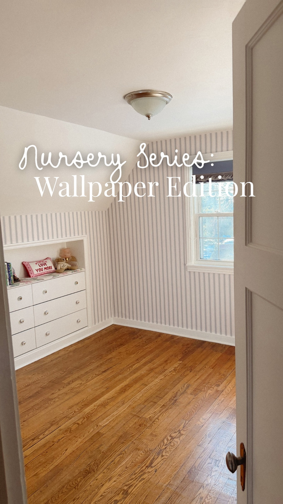 The nursery series continues, and the wallpaper is FLAWLESS ✨
.
#nursery #whimsical #wallpaper #peelandstick #nurseryreveal baby girl Cottagecore fist time mom pregnancy nesting home interiors 

#LTKmomlife #LTKHome #LTKstorytime