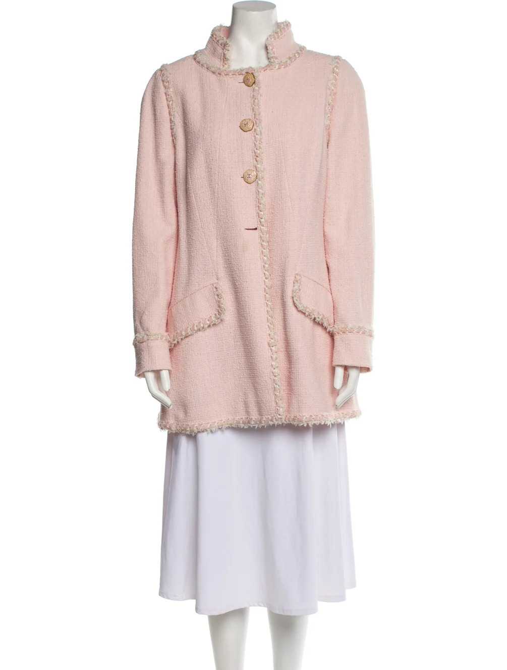 Chanel 2013 Faux Fur Jacket - Pink Jackets, Clothing - CHA1178004 | The RealReal | The RealReal