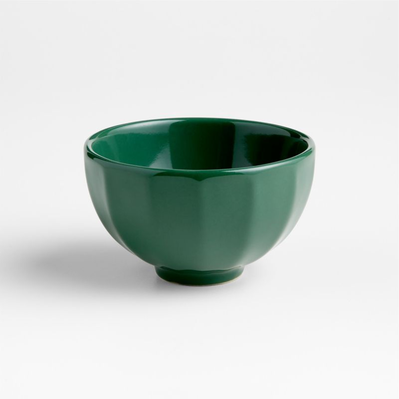 Cafe Holiday Green Mini Bowl + Reviews | Crate & Barrel | Crate & Barrel