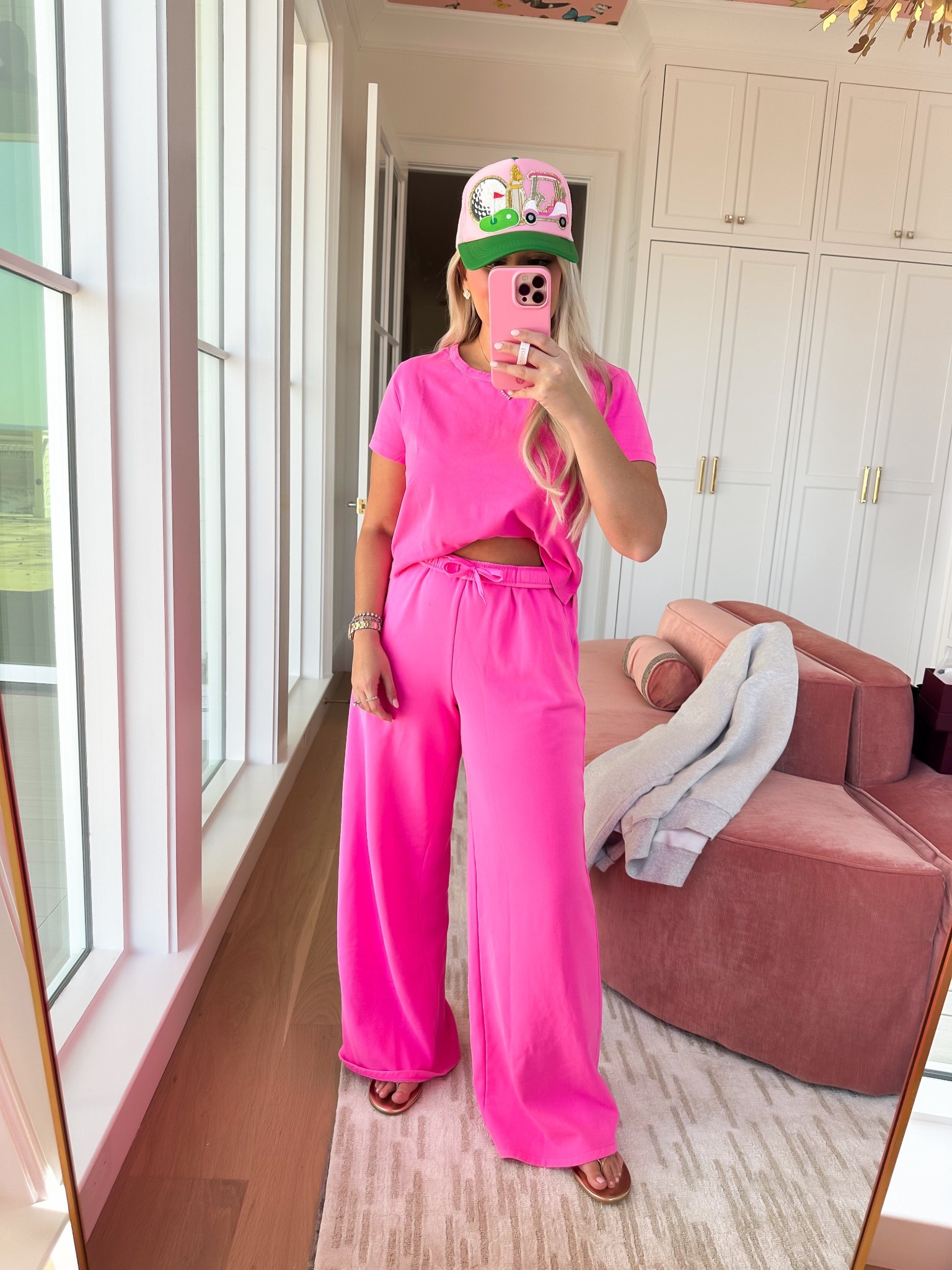 Masters/golf travel outfit 🩷⛳️

#LTKTravel #LTKSeasonal