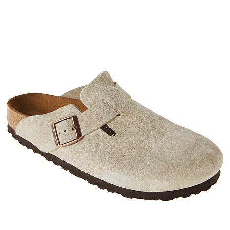 Birkenstock Boston Suede Clog with Soft Footbed - 8790750 | HSN | HSN