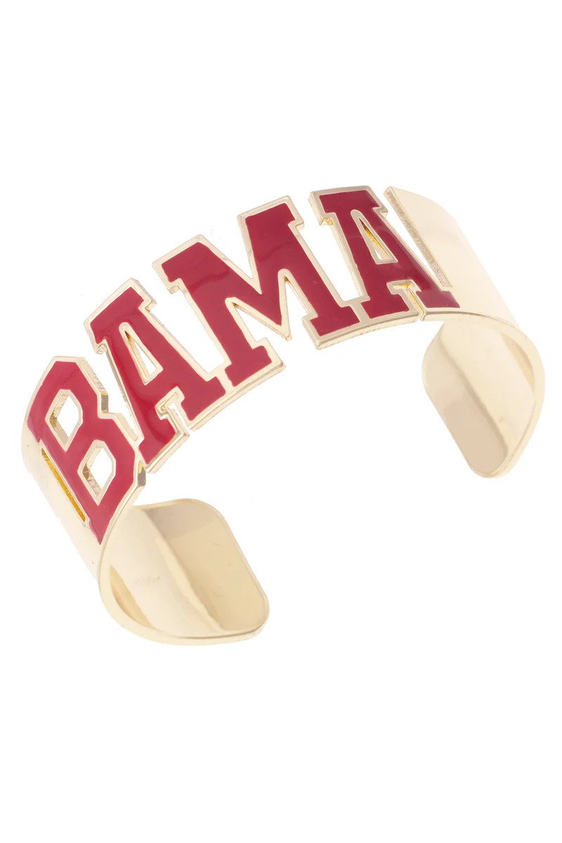 Alabama Crimson Tide Varsity Outline Cuff | CANVAS