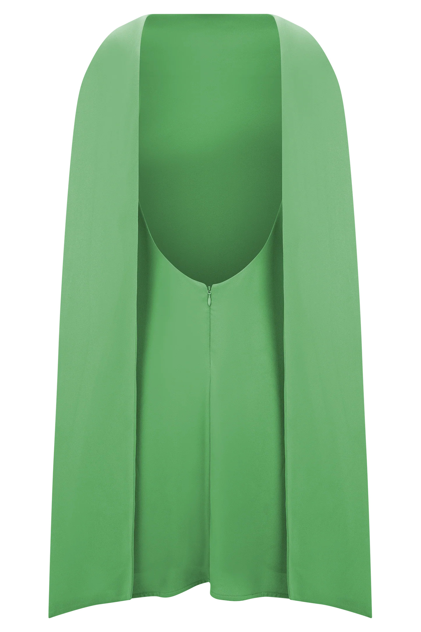 Wynter Scarf Draped Mini Dress - Green | Meshki UK