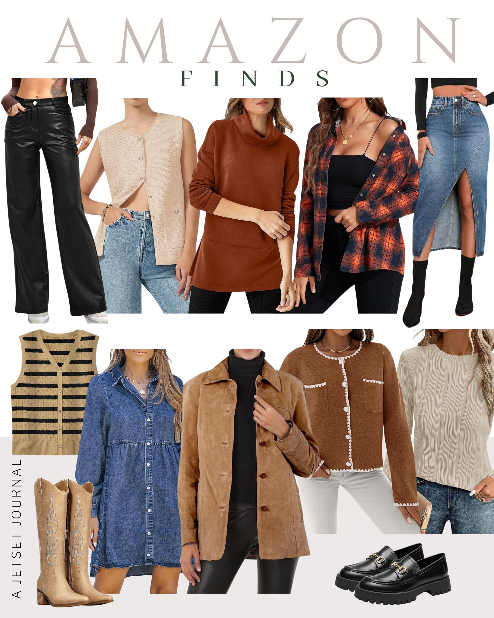 Refresh your wardrobe with these fashion trends for the new season!
fall outfit inspo, cowboy boots, cute loafers, trendy look, knit sweaters, layering pieces, amazon fashion, favorite finds, top picks

#LTKStyleTip #LTKU #LTKSeasonal