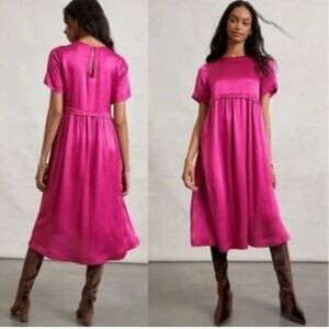 Anthropologie Maeve Pink Fuchsia Midi Sundress | Poshmark