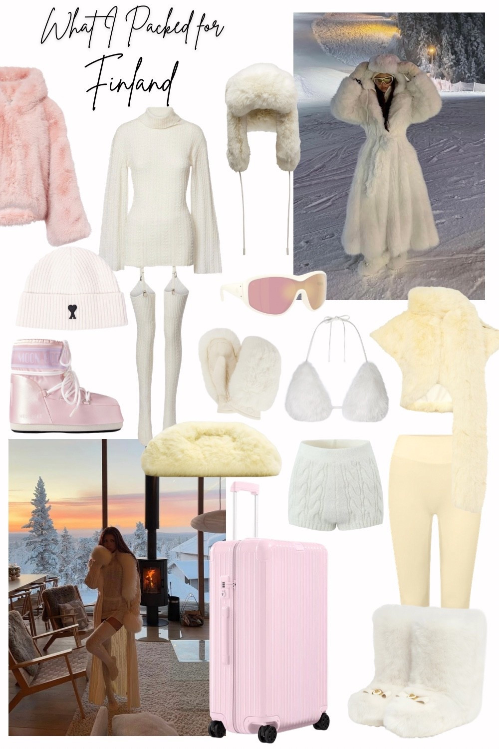 What I packed for Finland 🤍

#LTKwinter #LTKtravel #LTKFashionMonth