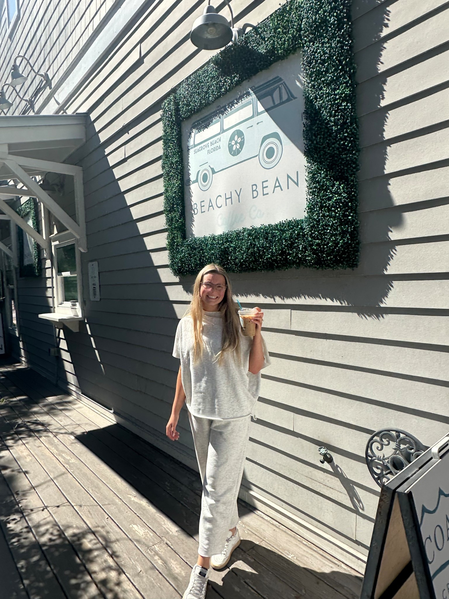 Stopping by my favorite coffee shop on 30A during the bachelorette trip ☕️🤍
Wearing my favorite set—easy, comfy, and perfect for slow mornings with my girls.

#LTKstyle #LTKtravel #LTKbride
